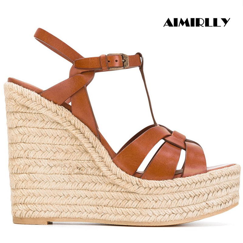 Wedge Espadrille Women - レディース エスパドリーユ ウェッジ サンダル – 編み込みロープ