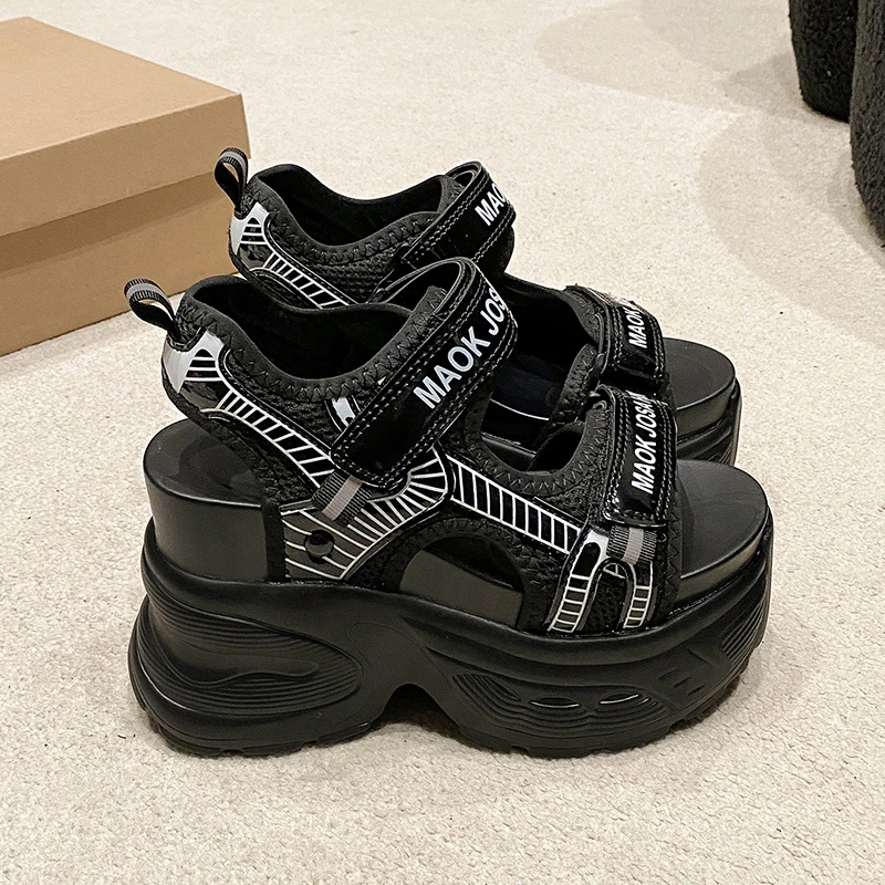 女性用ハイプラットフォームサンダル,メッシュとつま先のオープ - Wedge Espadrille Women のレビューと価格