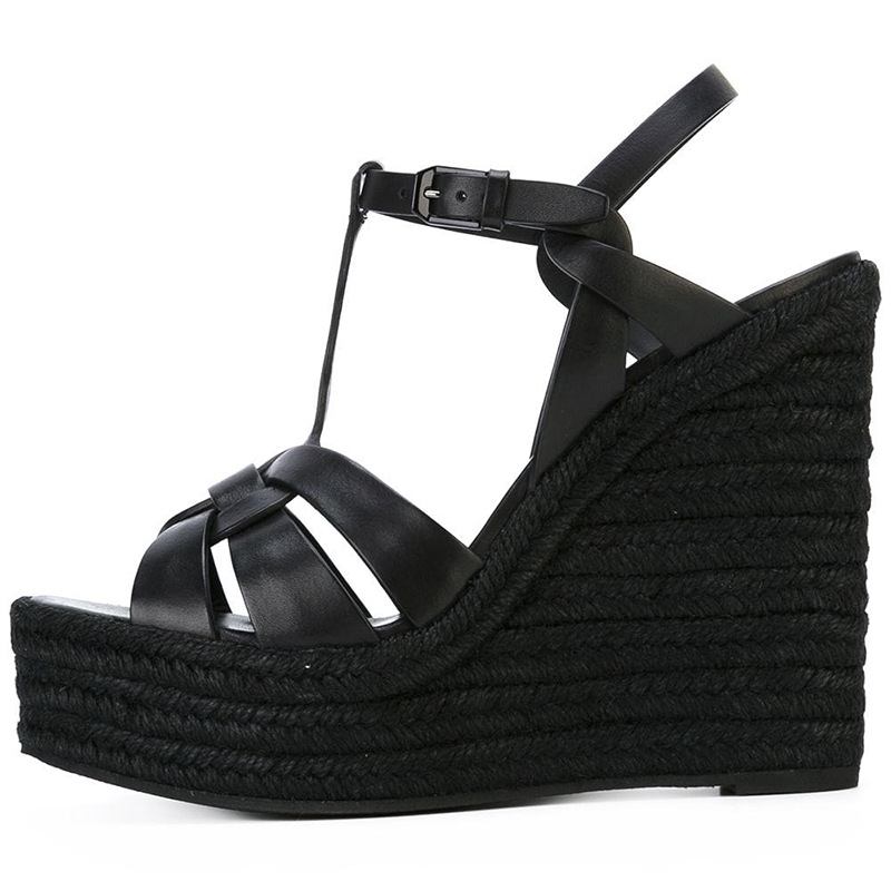 レディース エスパドリーユ ウェッジ サンダル – 編み込み - Wedge Espadrille Women のレビューと価格