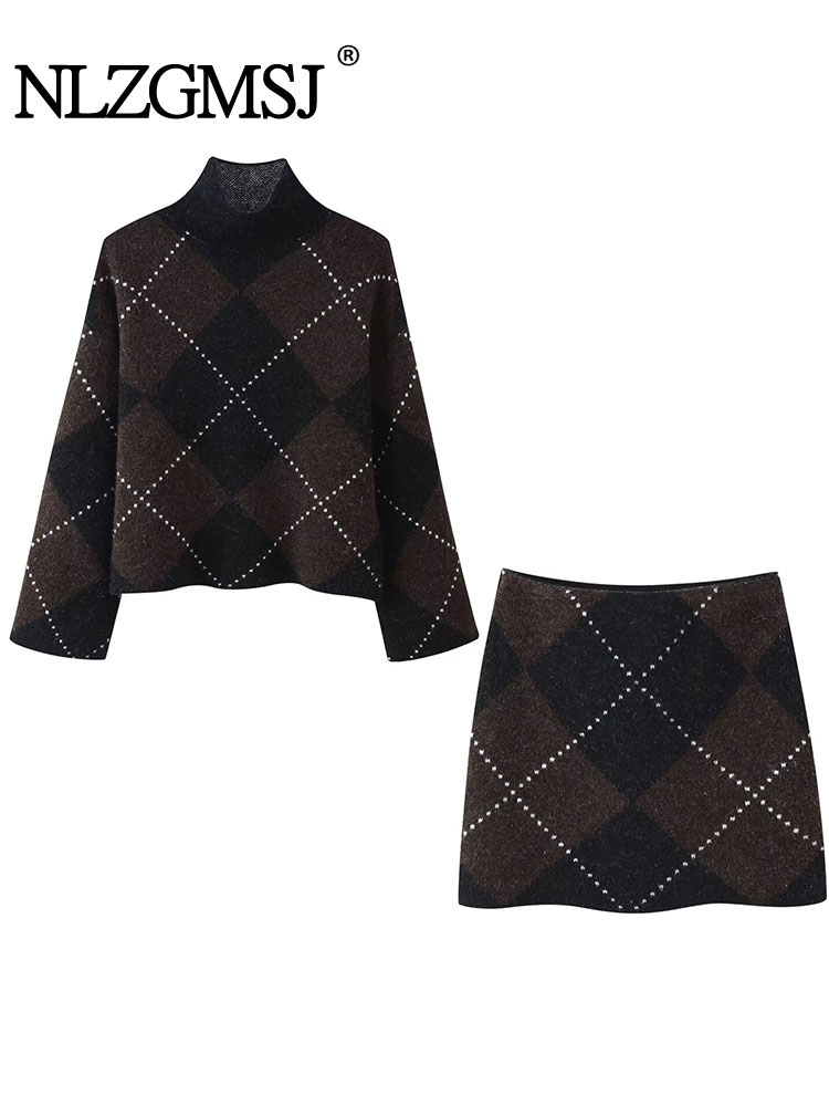 NLZGMSJ レディースニットセット 2025 秋冬 リス - Crop Top Crochet のレビューと価格